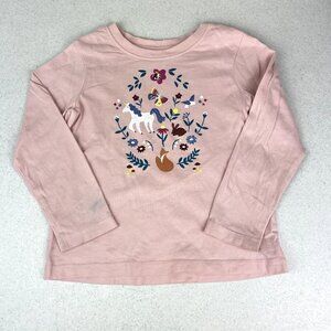 Hanna Andersson Art Tee Long Sleeve Unicorn 4